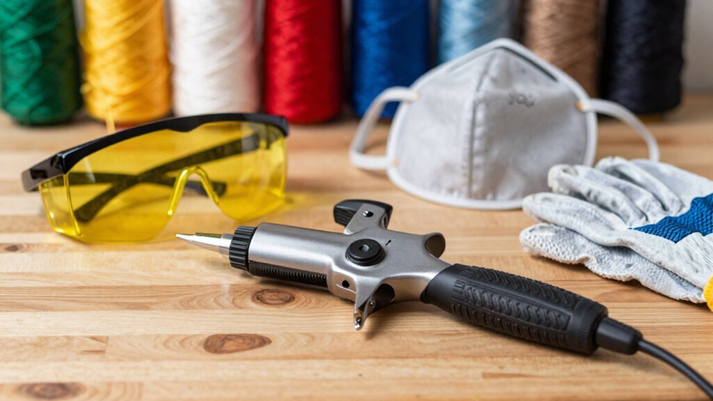 essential tufting safety gear