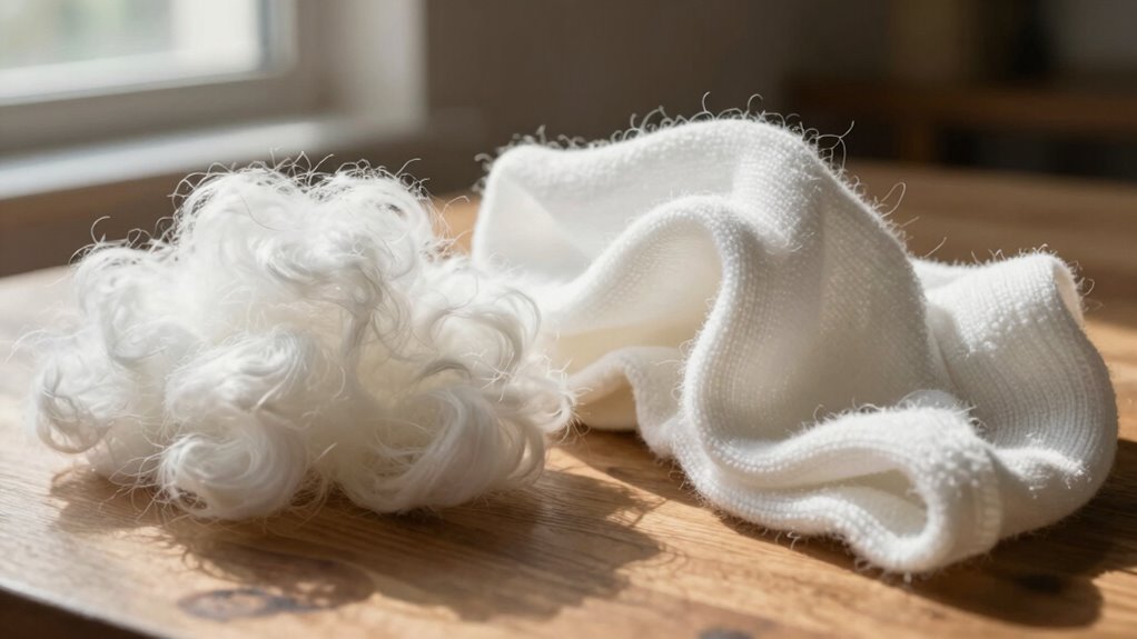 fiber content influences warmth