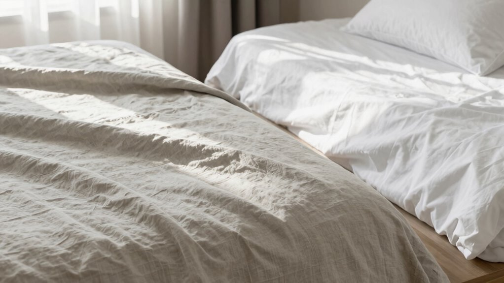 linen s texture versus cotton s softness