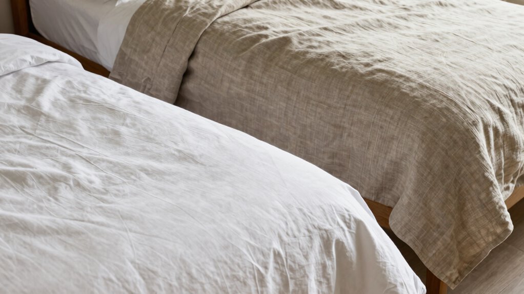 linen sheets promote breathability