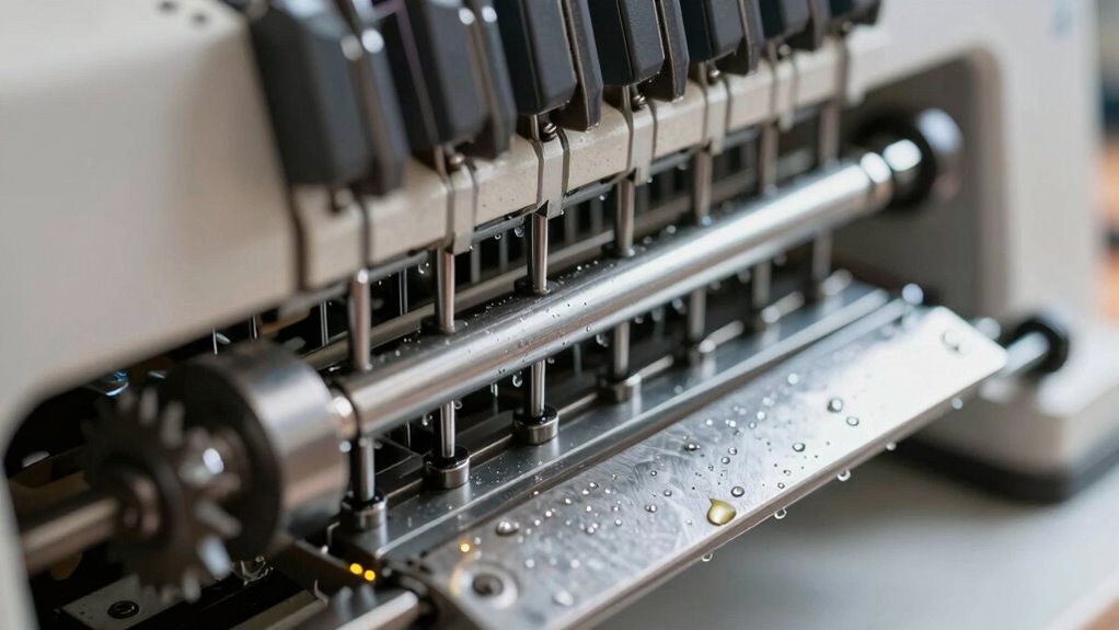 lubricate machine components regularly