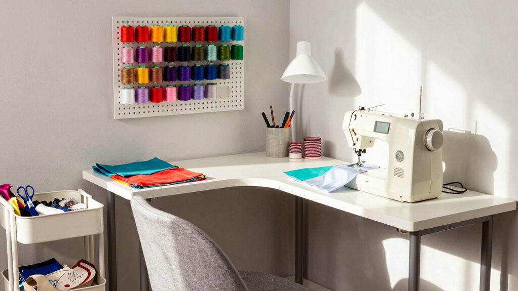 organized sewing room habits