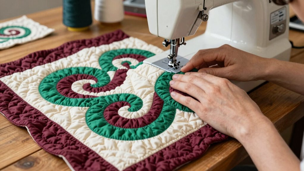 practice free motion quilting designs