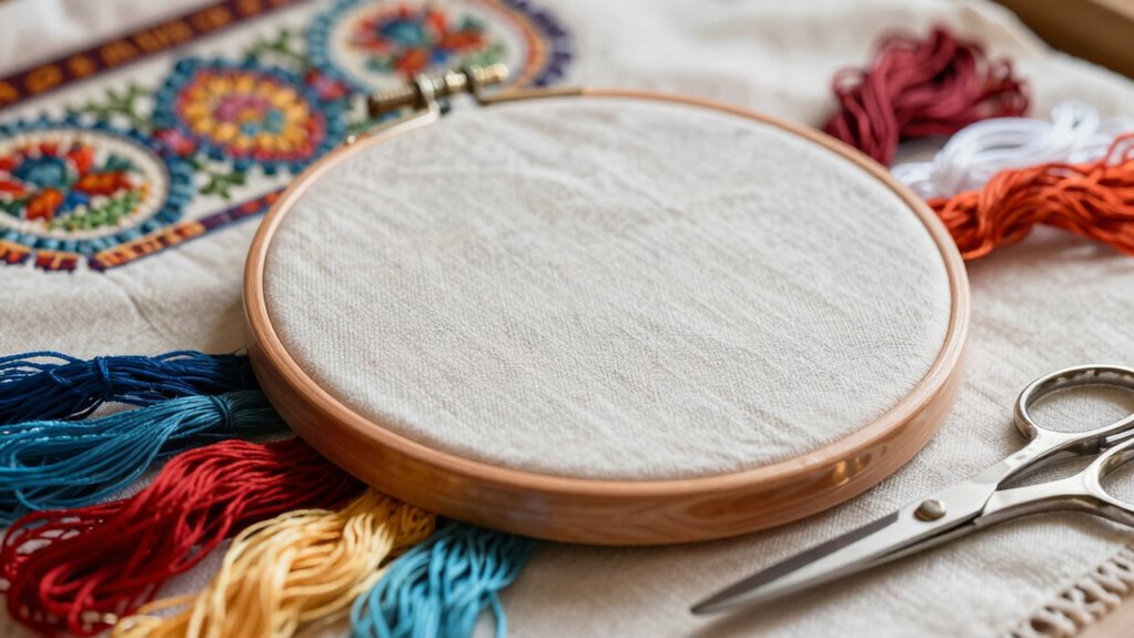 precision in embroidery hooping