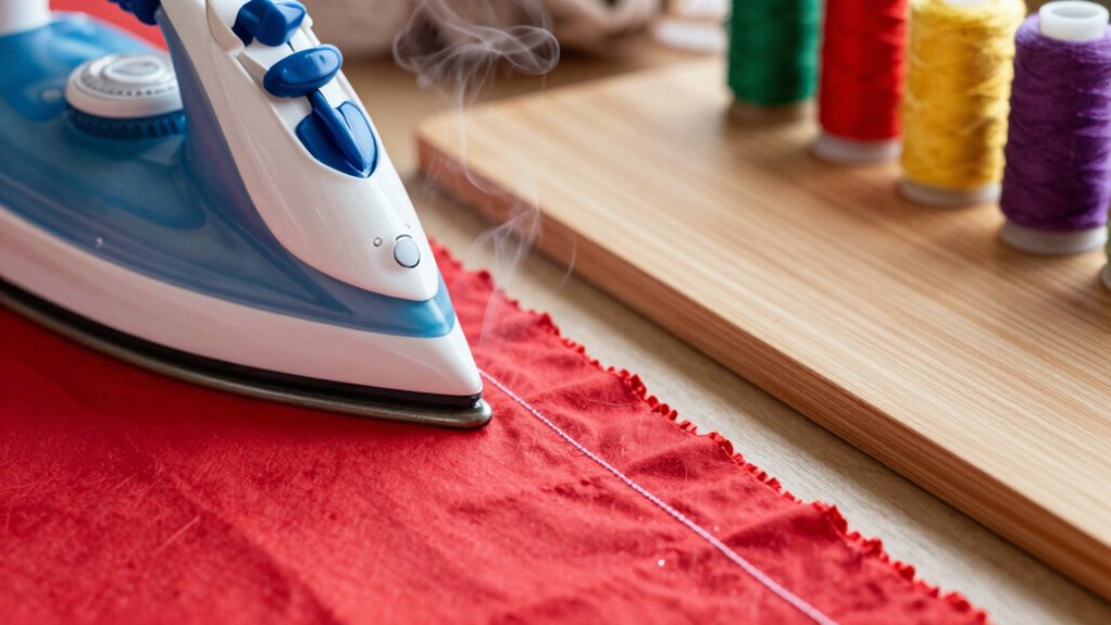 pressing enhances sewing quality