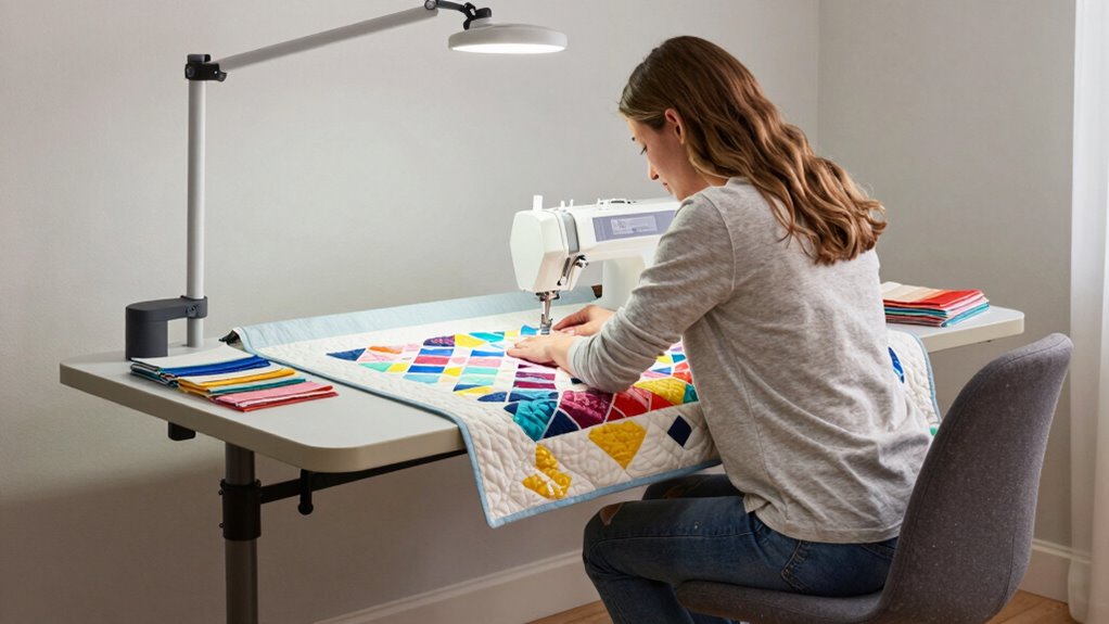 proper posture for quilting