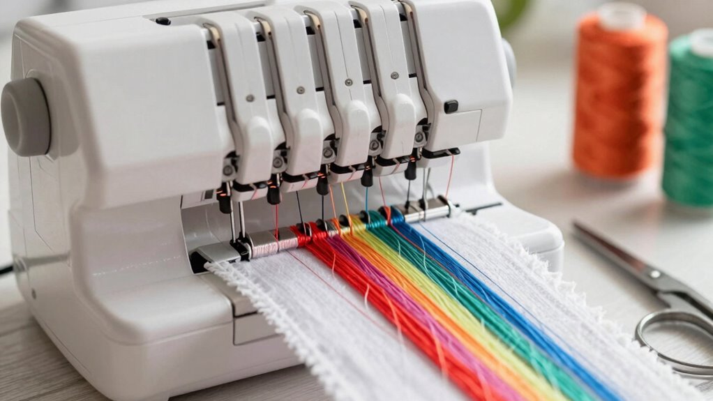 proper serger threading techniques