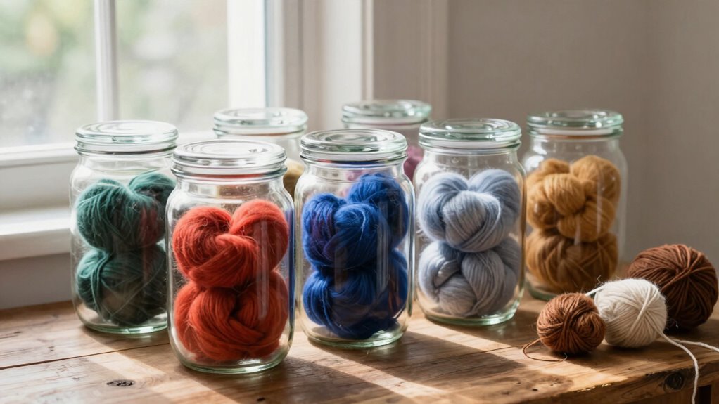 proper wool storage containers