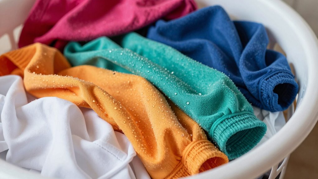 residue from detergent misuse