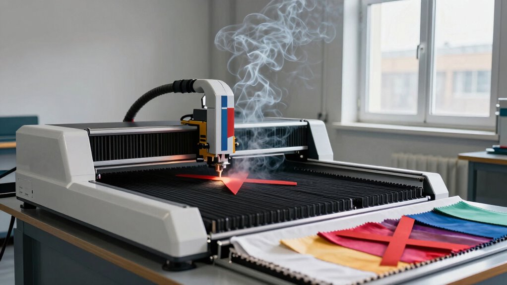 safe airflow for laser cutting