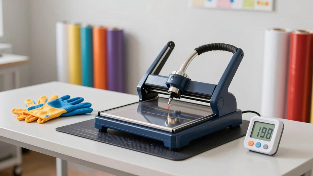 safe and efficient heat pressing