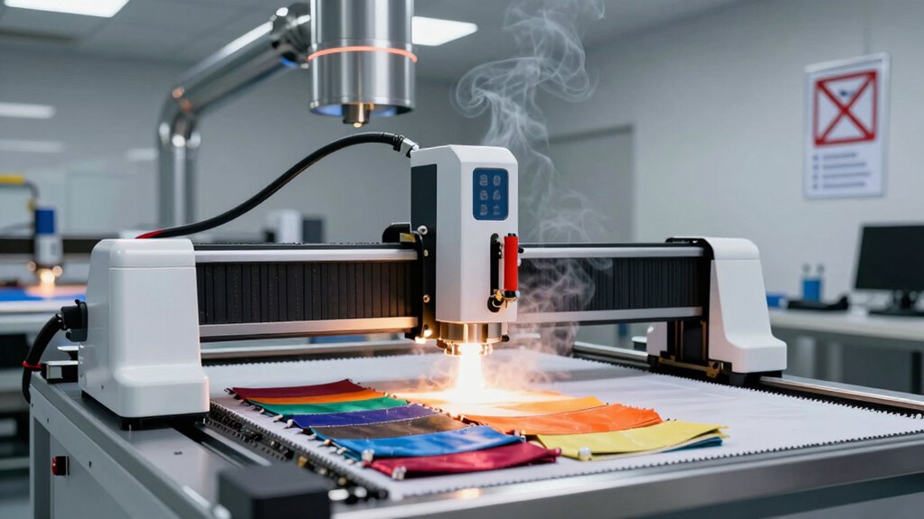 safe fabric laser cutting