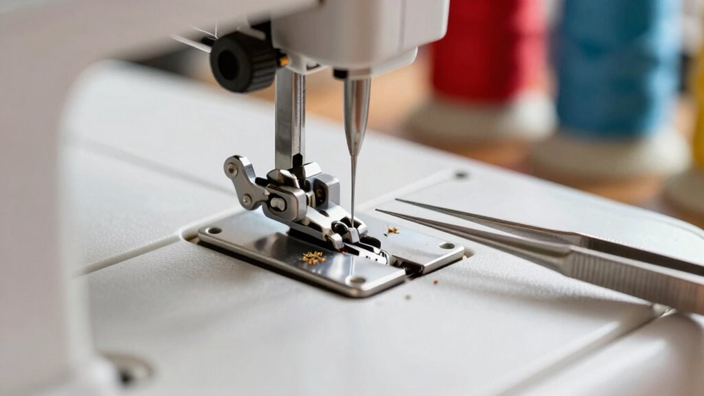 safe needle plate removal