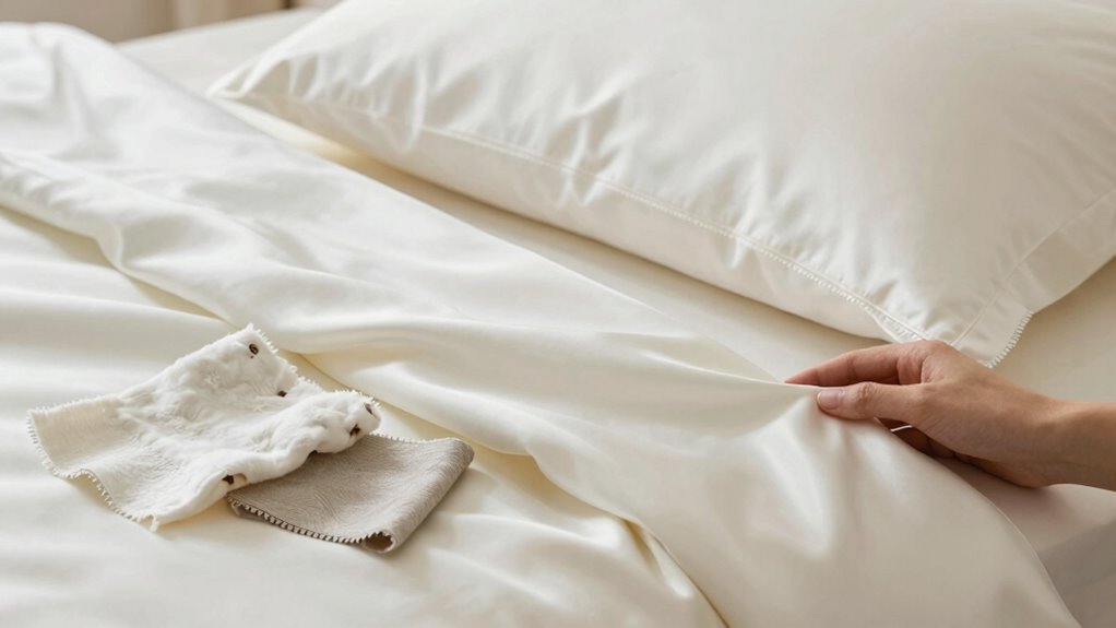 silk fabric mixing risks