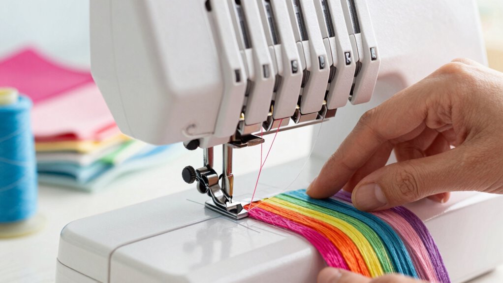 smooth sewing through proper threading