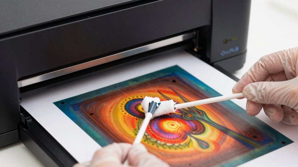 sublimation printer nozzle maintenance