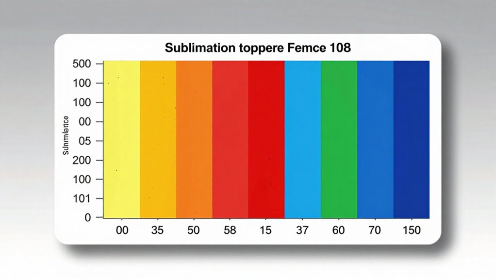 sublimation temperature and timing