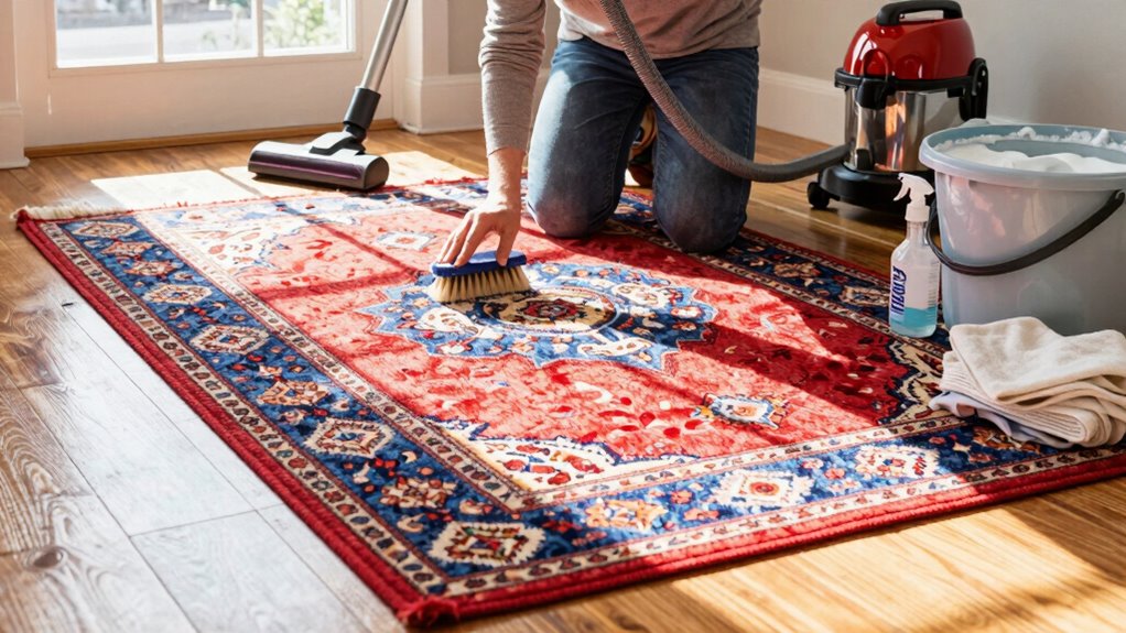 thoroughly clean your rug