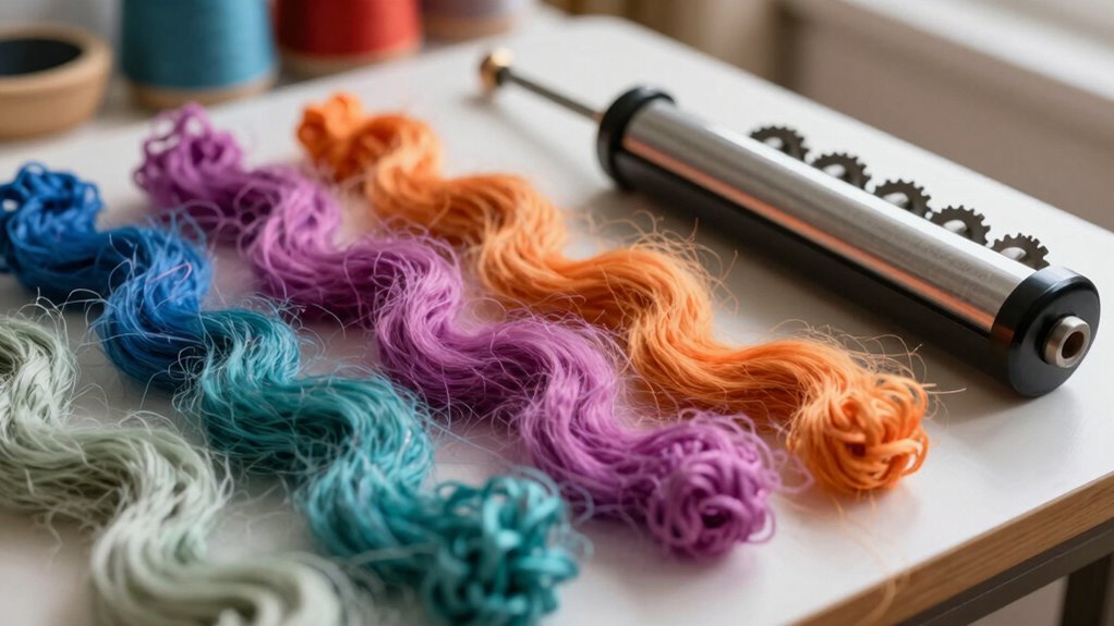 versatile portable fiber blending