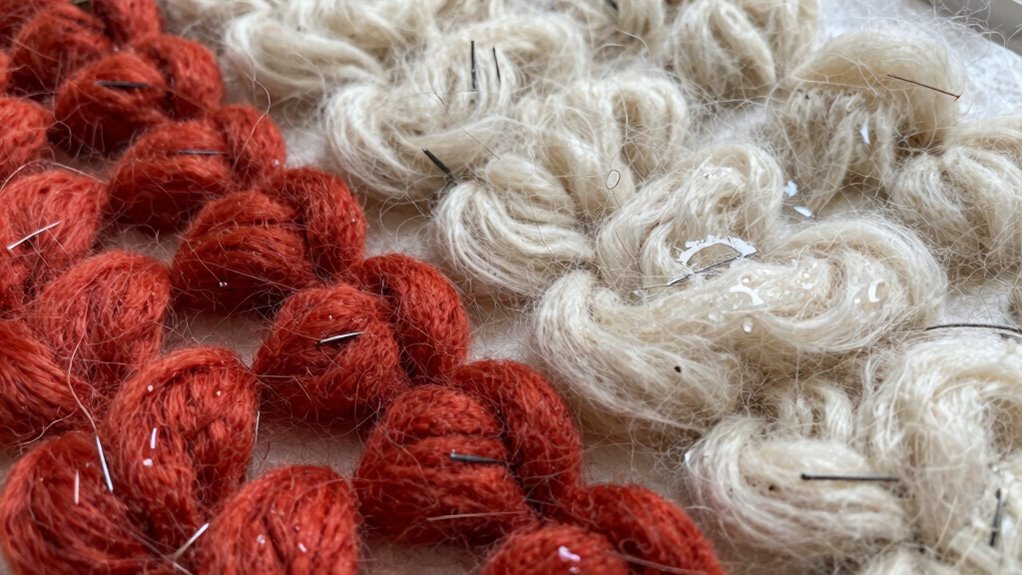 wet felting fiber transformation