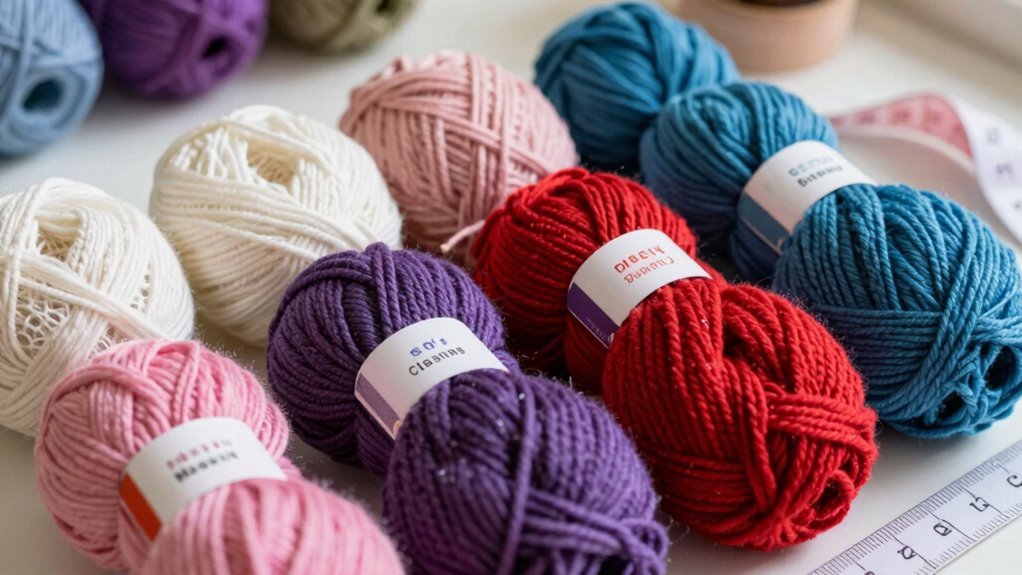 yarn weight selection errors