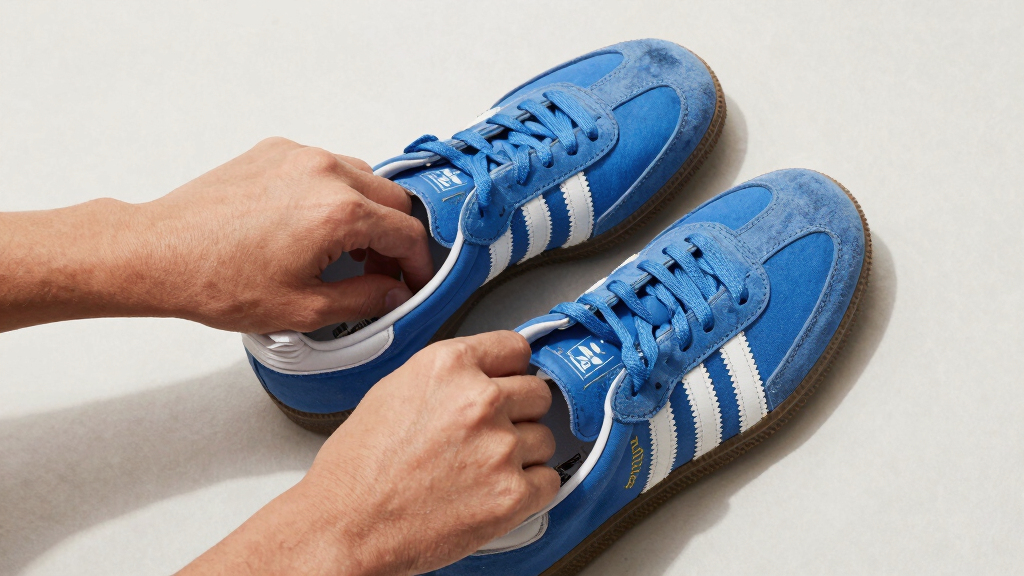 adidas’ Lace-Trimmed Samba Mary Jane Gets a Dose of the Summer Blues