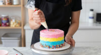 Andie Brings Flour Shop’s Colorful Cakes To The Pool