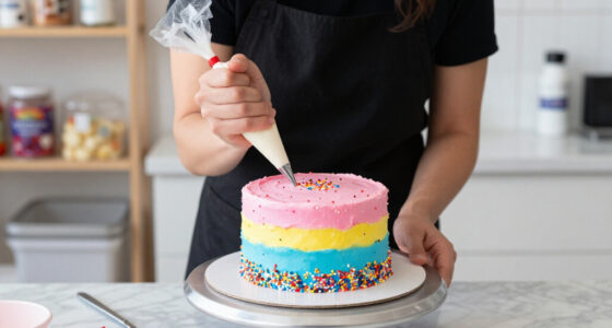 Andie Brings Flour Shop’s Colorful Cakes To The Pool