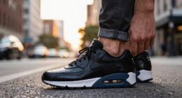 Nike Air Max 90 Premium Unleashes A Stealthy "Black Croc" Makeover