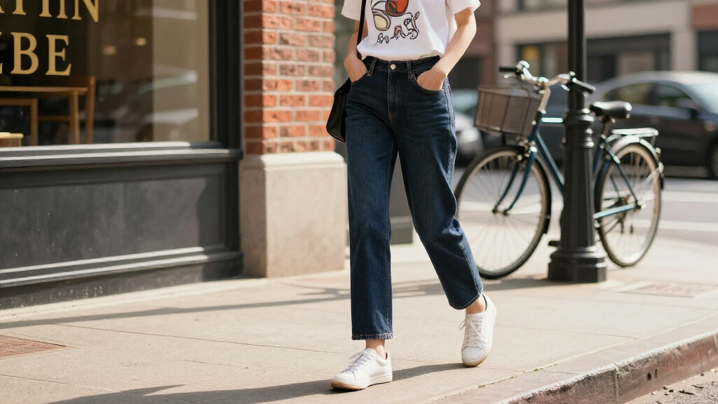 $110 Jeans, A Graphic Tee, And This Shoe Trend Are All You Need To Look Chic This Fall
