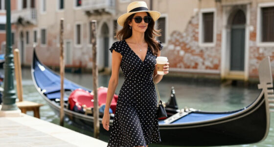 Amal Clooney Captures Venetian Summer Elegance In A Slouchy Polka-Dot Dress