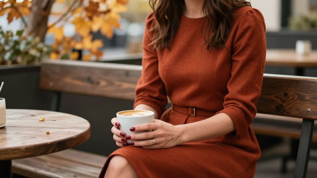 Anne Hathaway Just Matched Her Autumnal ‘Cherry Cocoa’ Manicure To Her Outfit—5 Ways To Recreate It