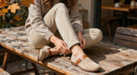 Bootcut Jeans Are Trending—This Timeless Autumn Flat Shoe Trend Makes Them Look Best