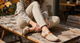 Bootcut Jeans Are Trending—This Timeless Autumn Flat Shoe Trend Makes Them Look Best