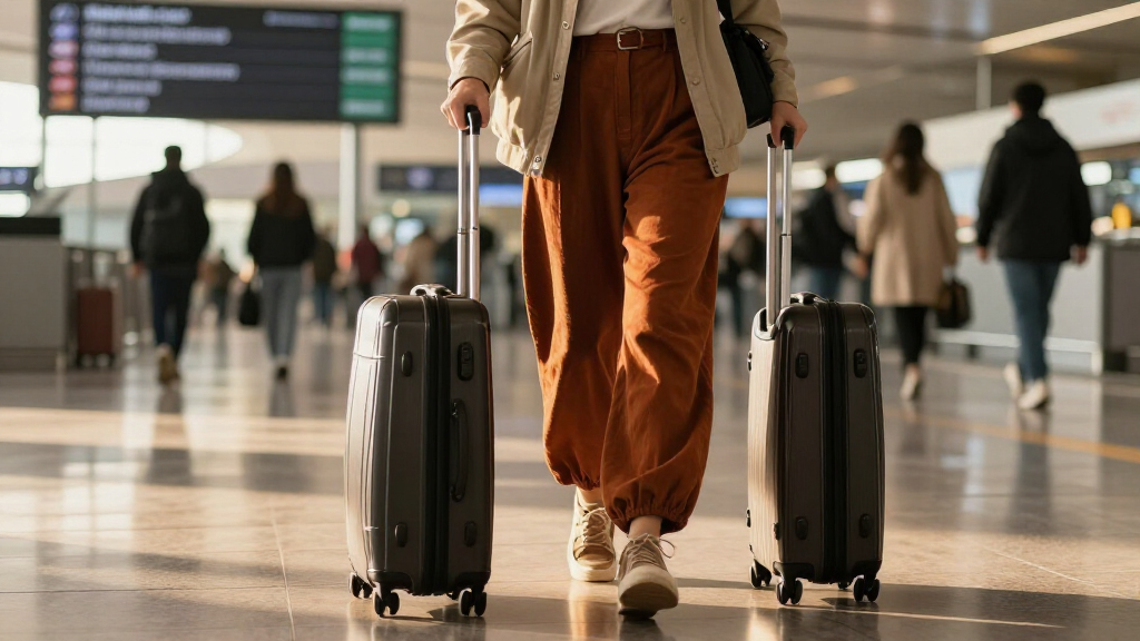 Hold The Black Pants—This Is The Airport-Pant-Color Trend You're About To See Everyone Wear Instead