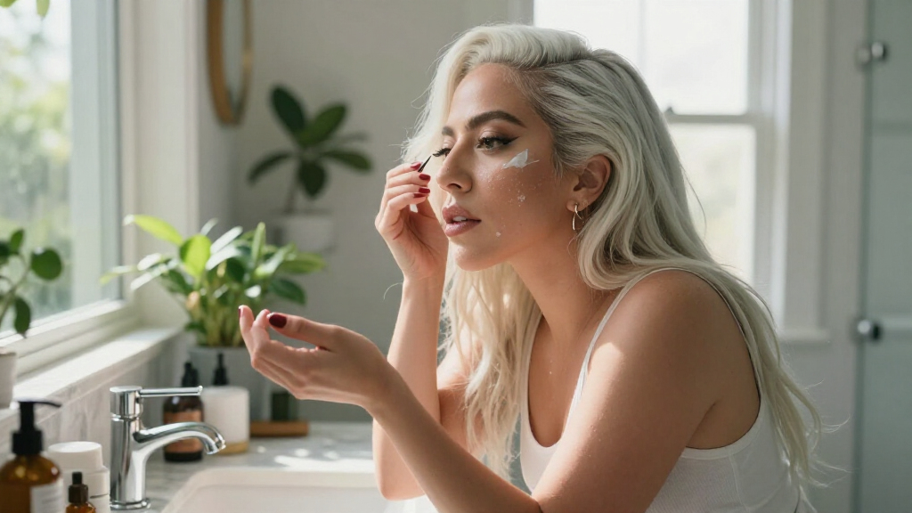 Lady Gaga Goes Makeup-Free As She Shares Her ‘Holy Trinity’ Beauty Routine
