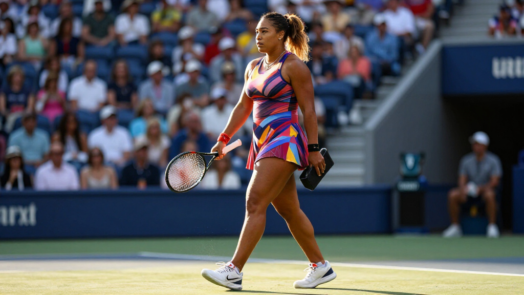 Naomi Osaka Exits US Open, But Not Before Displaying One More Swaggy Fashion Ensemble
