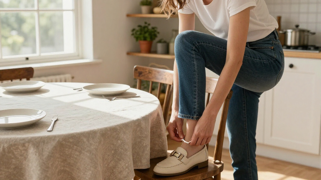 Slim Bootcut Jeans Are So Back—This Is The Flat-Shoe Trend They Look Best With