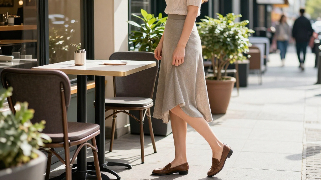 All The Fashion Girls Are Wearing This Tricky-Length Skirt
