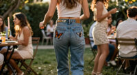 Bella Hadid Brings Back Y2K Butterfly-Embroidered Jeans For Her 30Th Birthday
