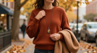 Let The Long Pendant Necklace Be Your Go-To Fall Jewelry Statement