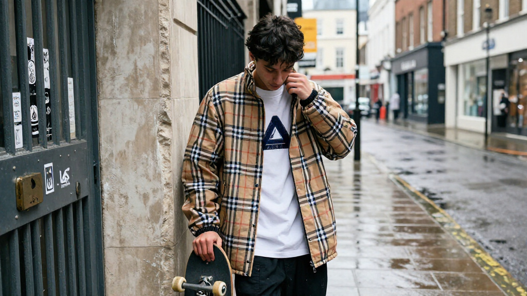 Palace And Burberry Just Teased A Collaboration